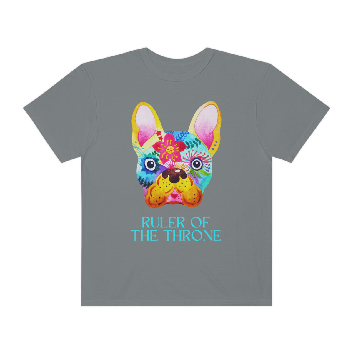 Frenchie "Ruler of the Throne" Unisex T-shirt