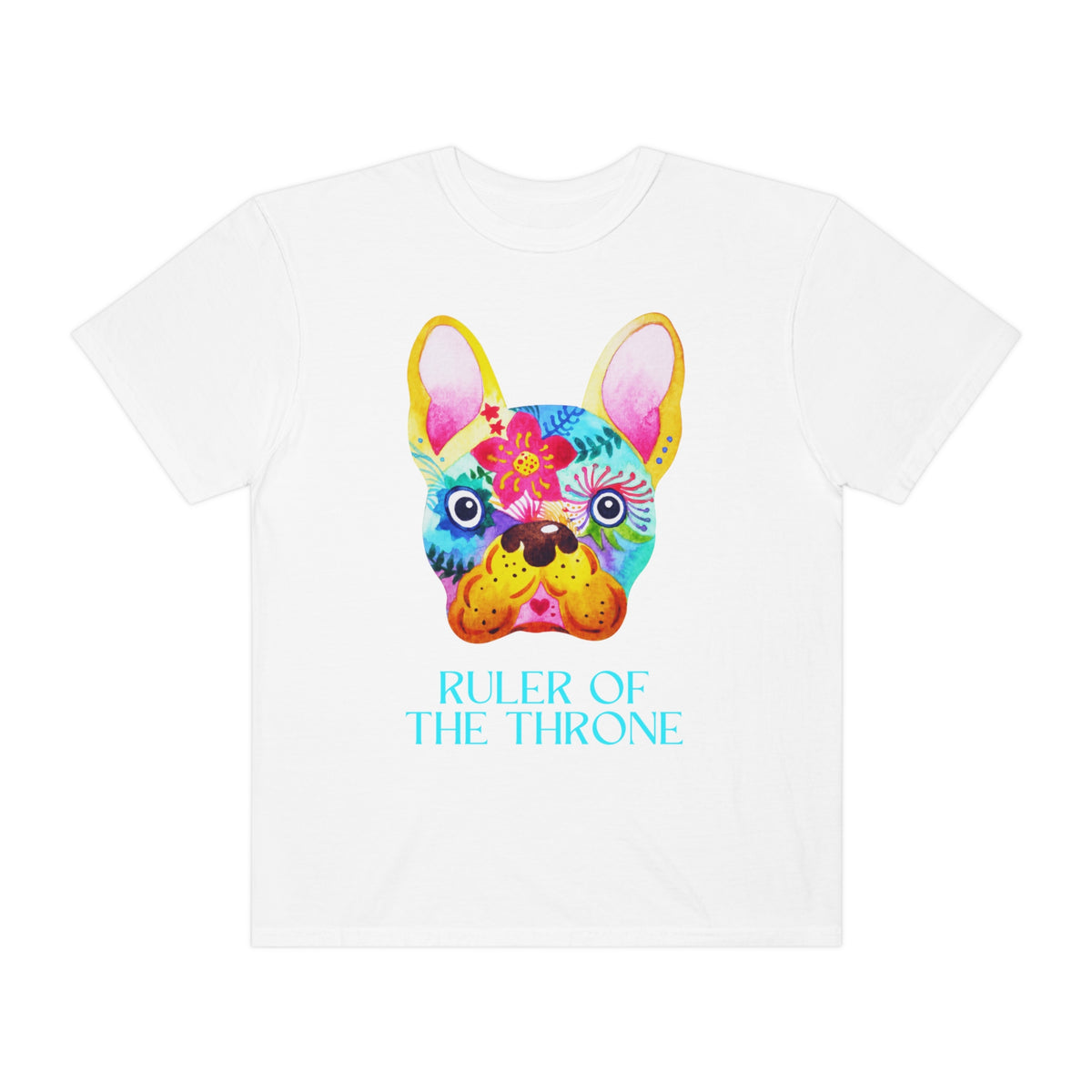 Frenchie "Ruler of the Throne" Unisex T-shirt