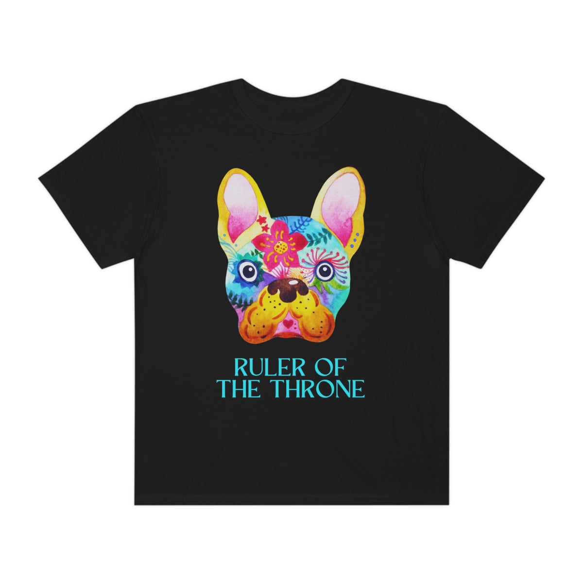 Frenchie "Ruler of the Throne" Unisex T-shirt