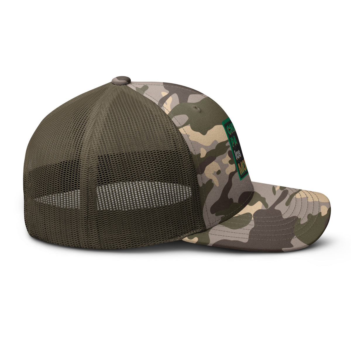 "CHORRITO PA LAS MORRAS" Camouflage Trucker Hat