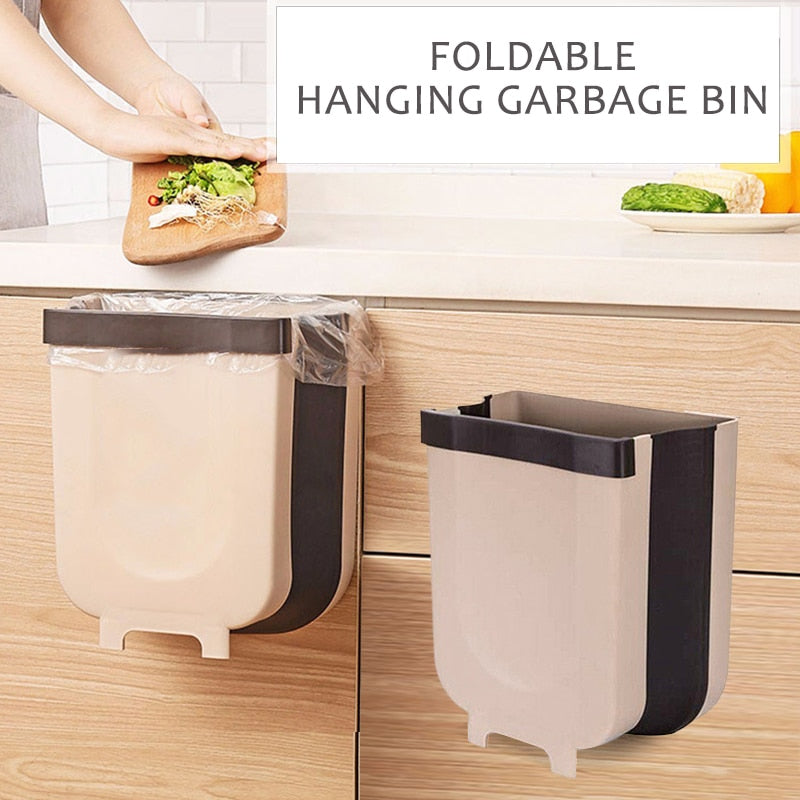 SPACE SAVER !!! 5L Wall Mounted Folding Waste Bin