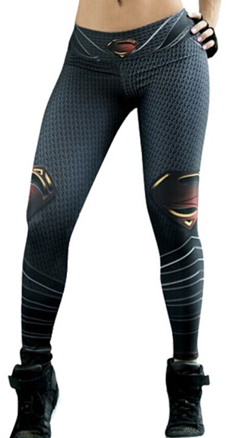 SUPER WOMEN 3D PRINT LEGGINGS