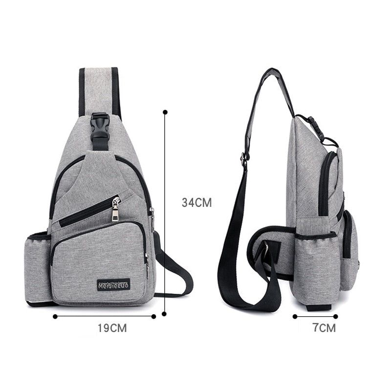 Sling Bag with USB Charging Port