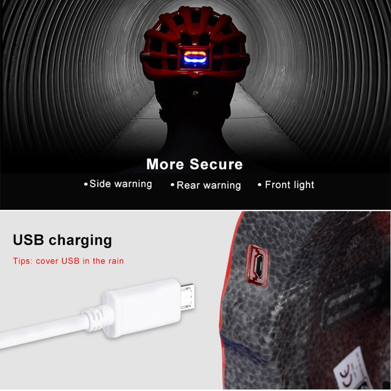 SUPER BRIGHT!!! LED USB HELMET