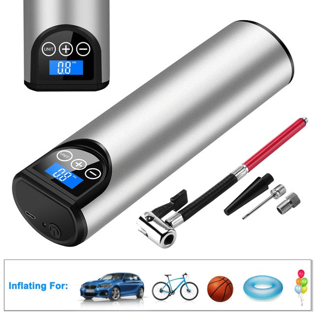 AIR ON THE GO !!! Portable Mini Inflatable Pump